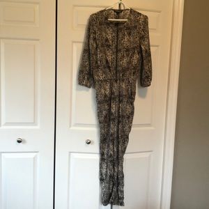 NWT: Snake print jumpsuit